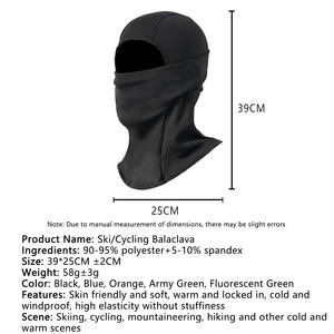 ऊन सर्दियों कस्टम एक छेद मोटरसाइकिल फेसमास्क आदमी के लिए - Product Image 3