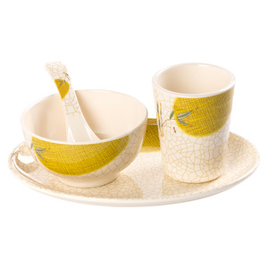 Xiangyuanmei Restaurant Tableware <b>Set</b>, Drop-Proof <b>Plastic</b> Imitation Porcelain Melamine Hot Pot Tableware <b>Set</b>, Four-Piece - Product Image 5