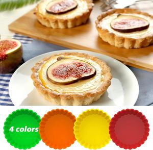 4 Inch Food Grade <b>Silicone</b> <b>Baking</b> Plate Mould for Cake Bread Pizza Soap & Food Use-Heat Resistant & Oven Safe - Product Image 2