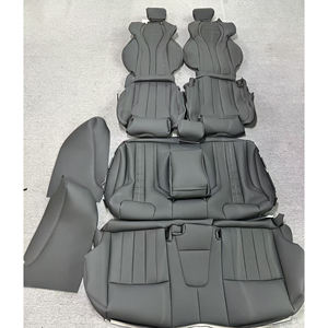 Ensemble complet de housses de siège imperméables en <span class=keywords><strong>cuir</strong></span> Nappa blanc, housses de siège personnalisées d'origine pour BMW - Product Image 1