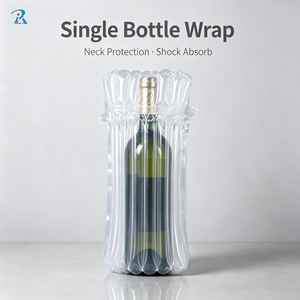 Sacchetto Gonfiabile a Colonna d'Aria per Protezione Bottiglie di Vino, Imballaggio Antiurto per Spedizione di Vino Rosso e Liquori, Personalizzabile OEM, Vendita all'Ingrosso - Product Image 2