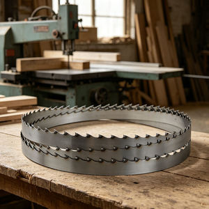 Lame de scie à ruban à pointes en stéellite pour le travail du bois, longueur/largeur/épaisseur/espacement des dents personnalisables, pour machine à scie à ruban - Product Image 4