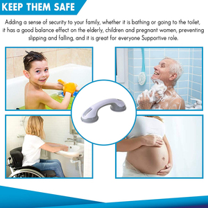<strong>Suction</strong> <strong>Grab</strong> Bar Shower Handle Bathroom Balance Bar Grip Bath Safety Wall Hand <strong>Rail</strong> Support - Product Image 4