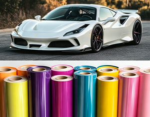 Wrap PET Glossy Color Changing Matte Multi Wrap Vinyl Full Body Car Colored Changing Coating PET Film for Car - Product Image 1
