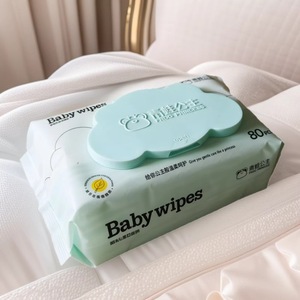 Lingettes pour bébé, 100 % sûres pour les nourrissons et les tout-petits, non collantes, pour le nettoyage des mains et de la bouche, extra épaisses pour bébé et tout-petit - Product Image 1