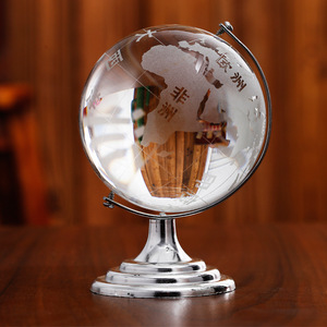 Hình Tròn K9 Crystal Glass Trái Đất Globe Custom Crystal Bản Đồ Thế Giới Khắc Globe Với Cơ Sở Cho Quà Tặng Kinh Doanh - Product Image 5