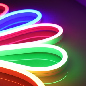 AOYING Usine 5M 50M 6x12mm 8x16mm <span class=keywords><strong>Neon</strong></span> Light Ip67 DC12V 24V Single Color Rgb Silicone Led Flex <span class=keywords><strong>Neon</strong></span> Sign Light - Product Image 1