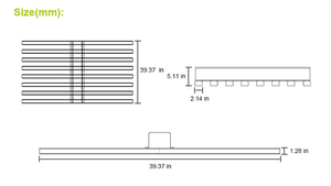 Barra de luz Led para crecimiento de plantas, Kit de sistema hidropónico de crecimiento Vertical, <span class=keywords><strong>Samsung</strong></span> 2835 + 660Nm, 600W - Product Image 5