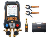 Kit de vacuomètre intelligent Testo 558s, manomètre numérique intelligent avec sondes de température et de vide sans fil 0564 5582