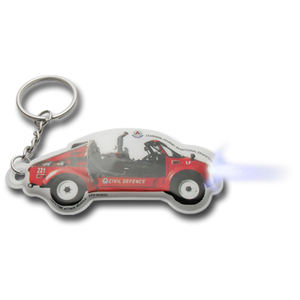 Porte-clés en PVC souple personnalisés de haute qualité, porte-clés LED - Product Image 1