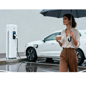 เครื่องชาร์จรถยนต์ไฟฟ้าแบบพกพา ชนิดที่ 2 สถานีชาร์จรถยนต์ไฟฟ้า 32A 7KW พร้อมปลั๊ก CEE สีน้ำเงิน 3 ขา - Product Image 5