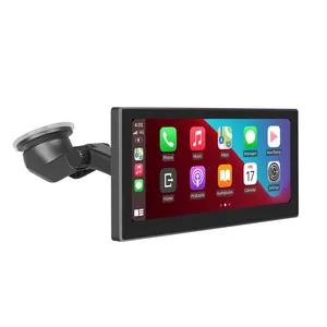Layar Tampilan Carplay Portabel 8.8 Inci Road Top WiFi CarPlay Mobil Tanpa Kabel Monitor CarPlay Android Auto Universal