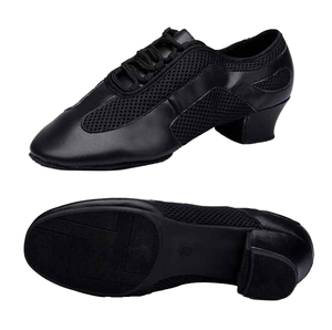 Zapatillas de Ballet Planas de Microfibra Suave con Suela Dividida para Mujer, Zapatos de Baile para Maestros, También para Hombre - Product Image 1