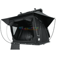 Camping en plein air facile à installer SUV voiture 4 personnes toit tente coque dure Tienda De Techo Coche toit tente avec panneau solaire