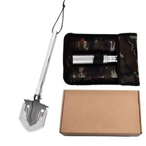Factory Compact Folding Multitool Camping Shovel Industrial Grade Survival Tool for Hiking <b>Backpacking</b> Emergency Situations - Product Image 1