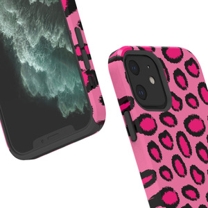 Fundas de teléfono móvil con estampado de leopardo de alta calidad <span class=keywords><strong>Deluxe</strong></span> PET Film-Printed 2 en 1 funda protectora para iPhone 14 15 16 17 <span class=keywords><strong>Air</strong></span> Pro <span class=keywords><strong>Max</strong></span> - Product Image 4