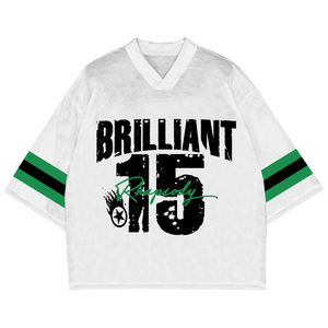 Top Ranking Men's Casual Hip Hop T-<b>shirts</b> Spandex/Polyester Knitted 200g Digital Printing Quick Dry OEM Service Custom <b>Patchwork</b> - Product Image 6