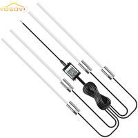 Yosovlamp Modification de voiture lumière décorative Versa Tucson Fiber optique atmosphère couleur claire fil contrôle Central pour décor de voiture