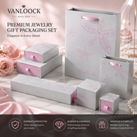 Ensemble de boîtes et sacs cadeaux pour bijoux de luxe, personnalisables avec logo, solution d'emballage haut de gamme pour les marques de bijoux