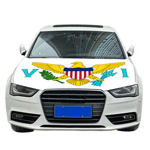 Vente en gros de housses de capot de voiture avec drapeau des Î<span class=keywords><strong>les</strong></span> Vierges des États-Unis, abordables, résistantes à l'usure et durables - Product Image 2