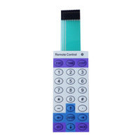 WXD SMD PET Circuit Switch Film Screen Printing Membrane Button Panel Keyboard Type