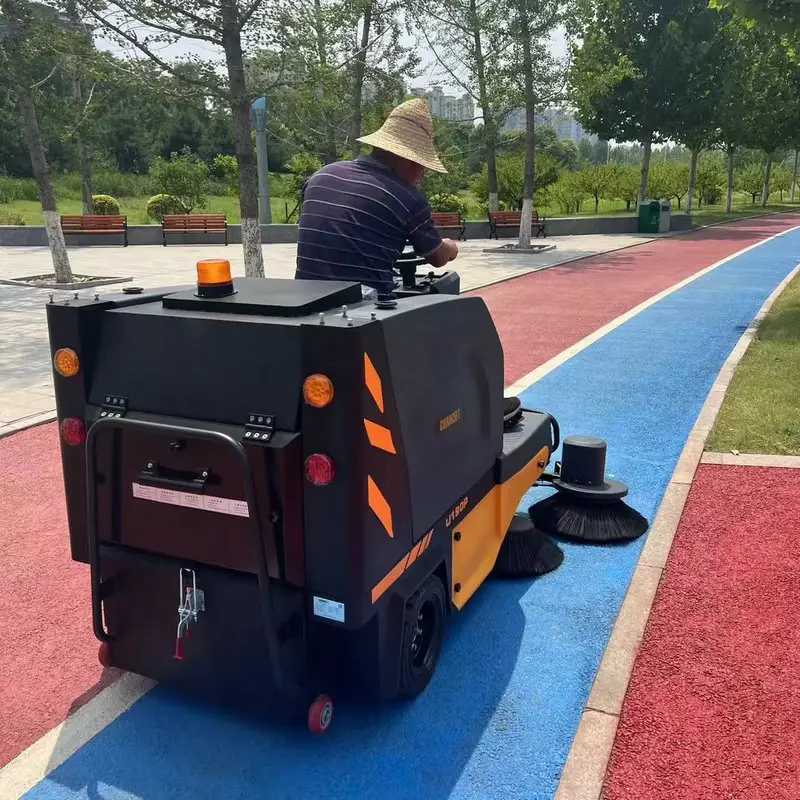 Günstiger Preis Street Floor Schul büro Staub reinigung Kehrmaschine Fahrt auf Kehrmaschine Auto