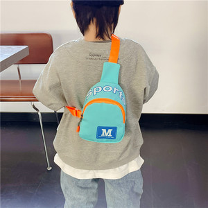 Kindermode mini borsttas met letterpatroon, schoudertas, crossbody tas voor munten & buitengebruik - Product Image 4