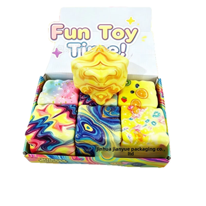 Various Shaped, Multi-colored square Maltose Squeeze Stress Relief Toys, Slow Rebound <b>Squishy</b> Toys - Product Image 1