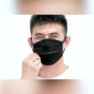 أقنعة قطنية فاخرة بسحاب تغطي الوجه والفم أقنعة تنفس شخصية قابلة لإعادة الاستخدام بسحاب - Product Image 2