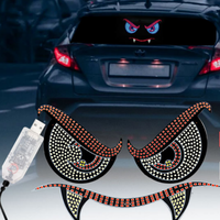 2026 Neue Personalisierte Modifikation Atmosphärische Dämonenaugen LED-Matrix-Panel-Anzeige Offroad-Innenbeleuchtung