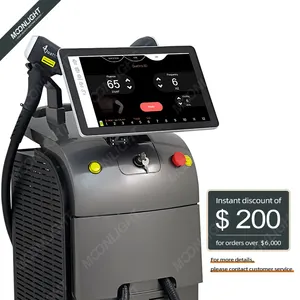 2023 w 755 1604nm buco usato diodo punta del naso laser macchina di depilazione sanhe 2000w 3 lunghezza d'onda prezzo