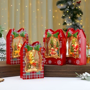 Caja de Regalo con Globo de Nieve Rectangular Relleno de Agua, Caja Musical, Regalo de <span class=keywords><strong>Navidad</strong></span> Clásico Europeo Americano de Lujo - Product Image 2