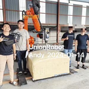 Brazo robótico automático con <span class=keywords><strong>robot</strong></span> <span class=keywords><strong>de</strong></span> agarre máquina paletizadora/<span class=keywords><strong>robot</strong></span> paletizador para la industria alimentaria - Product Image 4