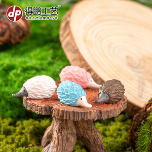 Figuras de Resina de Erizo de Dibujos Animados, Lindas y Realistas, D1450, Accesorios de Decoración para Jardín, Moldeadas por Inyección y Pintadas - Product Image 5