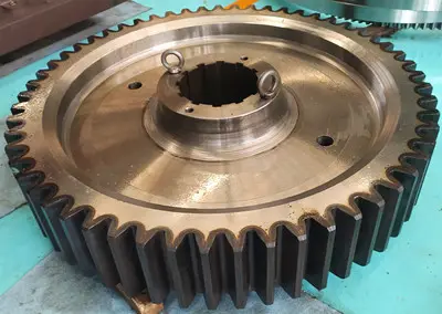 manufacturer Forging heavy pinion inner gear customized large diameter internal gear wheel large spur gear