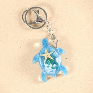 New Turtle Shaped Pendant Creative Cartoon Luminous Acrylic <b>Car</b> Keychain Wholesale - Product Image 5