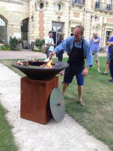 <span class=keywords><strong>Brasero</strong></span> d'Extérieur en Acier Corten, Foyer Bois et Charbon, Barbecue - Product Image 6