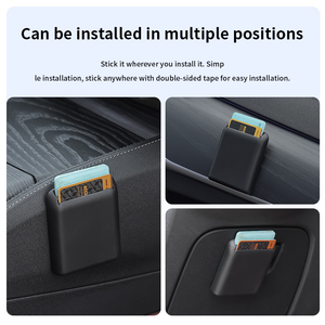 Organizador Multifuncional para Auto, Caja de Almacenamiento para Tarjetas y Boletos, Soporte para Ranuras de Asientos, Accesorios Universales para Interiores de Auto - Product Image 4