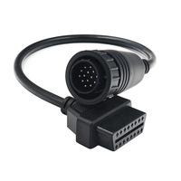 LT025 para Mercedes 14 pines macho a 16 pines hembra OBD Cable 14 pines para Benz extensión Obd Cable 40cm Obd2 macho a hembra Cable