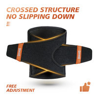 Genouillère de soutien en néoprène avec stabilisateur à ressort double face, coussinet de protection résistant au vent, utilisation sportive universelle