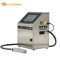 Impresora de inyección de tinta Cij industrial de alta velocidad Código de lote Máquina de código QR para impresión de etiquetas Ropa de metal usada