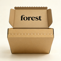 Boîte d'expédition personnalisée en carton ondulé E-Flute recyclable avec bande de fermeture à glissière détachable et pelliculage mat pour une logistique sécurisée