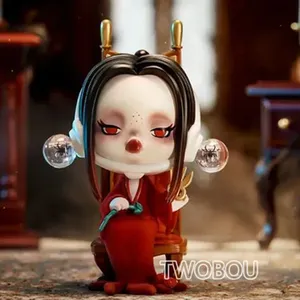 POP MART SKULLPANDA Serie <span class=keywords><strong>Familia</strong></span> <span class=keywords><strong>Addams</strong></span> Caja Sorpresa Coleccionable Figura Anime Adorable Adorno de Escritorio - Product Image 6