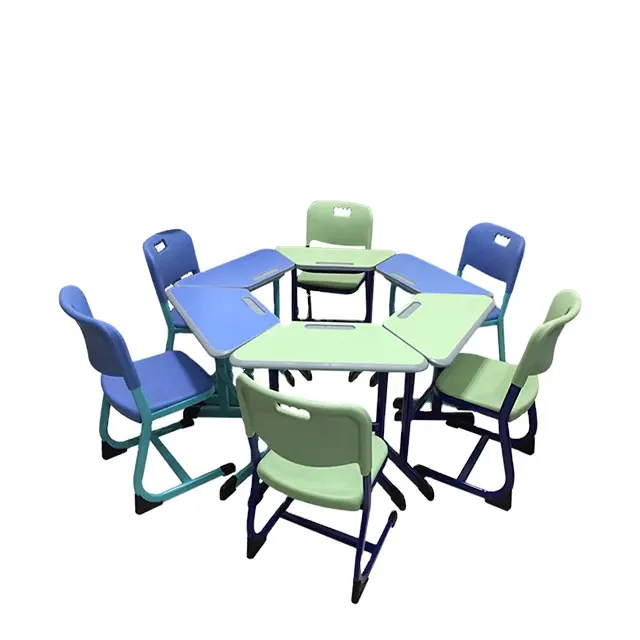 Set Meja dan Kursi Furnitur Sekolah Modern dan Murah