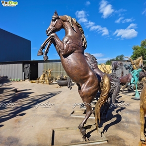 Scultura di Cavallo Arabo in Bronzo YouFine a Grandezza Naturale, Realizzata a Mano per Decorazione Artistica di Giardini ed Esterni - Product Image 6
