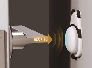 Anjing kucing Panda dan Penguin empat bentuk gaya pelindung dinding pintu penghenti perekat Bumper untuk penutup dinding jelek dekoratif - Product Image 2