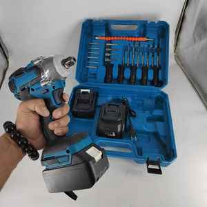 Clé à chocs la plus vendue 21V 350Nm 1/2 Batterie au lithium Outils électriques Ensemble <span class=keywords><strong>sans</strong></span> <span class=keywords><strong>fil</strong></span> Clé à chocs à couple élevé Kit de clé à chocs - Product Image 5