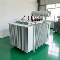 Transformateurs de distribution immergés dans l'huile à faible perte de série S11, 500/630/800/1000/1250/1600 KVA, bobinages en aluminium/cuivre, type extérieur