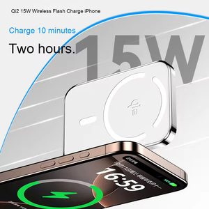 Power Bank Magnetico Wireless Certificato Qi2 all'Ingrosso 5000/10000mAh Ricarica Rapida 20W Certificato CE FCC Tendenza 2026 - Product Image 4
