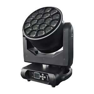 Faro mobile a LED Payton 19x40W IP65 RGBWA con zoom, controllo DMX512, luce diurna 6000K, CRI95, testa a quattro in uno con effetto Halo - Product Image 6